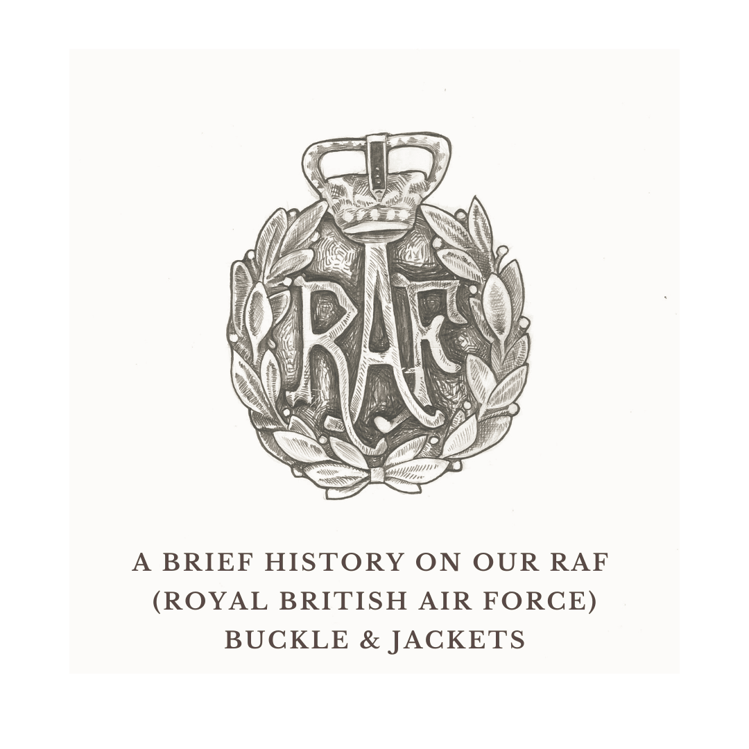 A brief history on our RAF (British Royal Air Force) buckle & jackets! - Cockpit USA