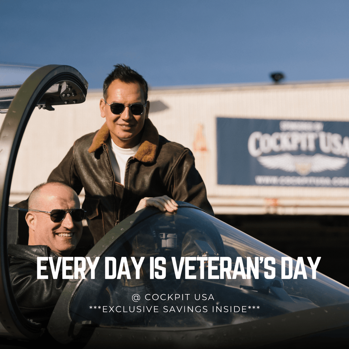 Every Day is Veteran's Day @ Cockpit USA! - Cockpit USA