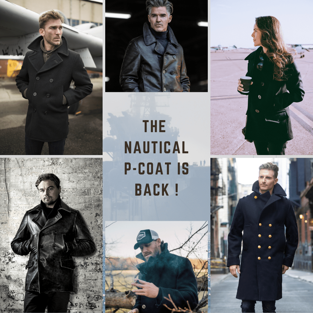 Set sail on an exploration of the practical nautical style that is a true Fall essential, The P-Coat. - Cockpit USA