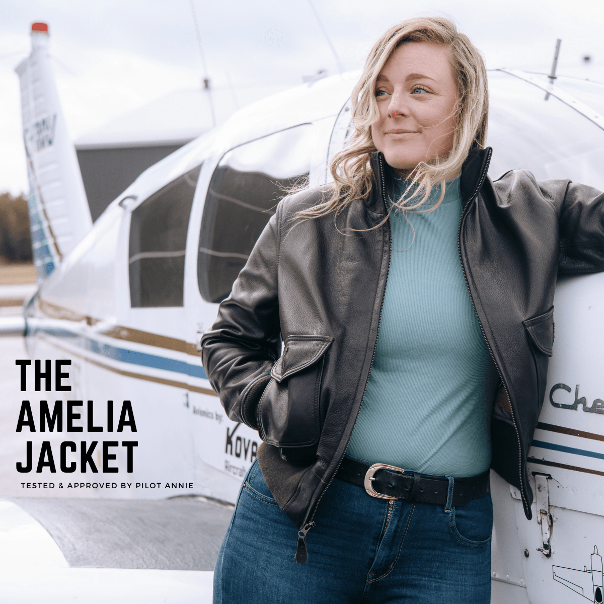 The Amelia Jacket : Tested & Approved by Pilot Annie - Cockpit USA