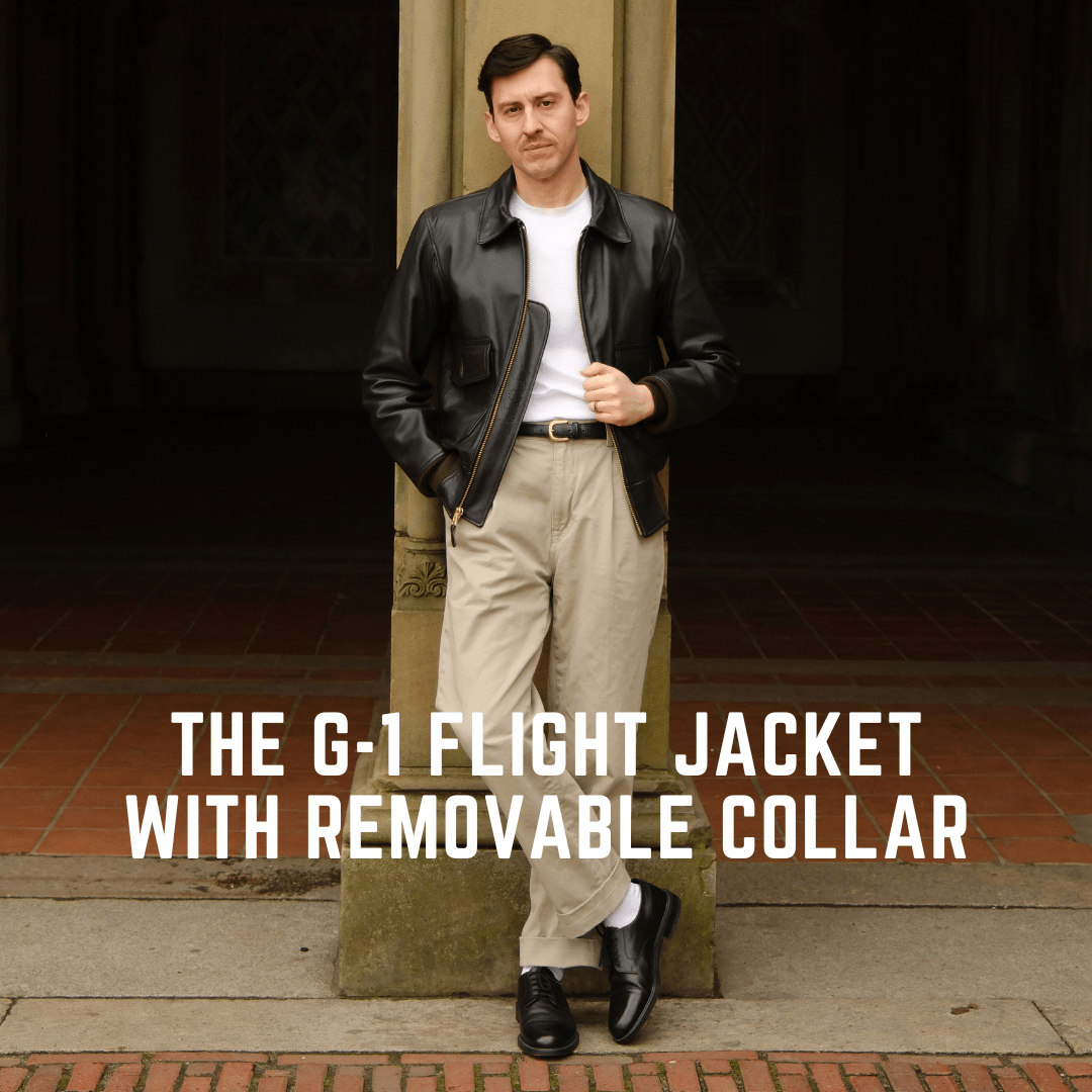 The G-1 Flight Jacket With A Removable Collar - Cockpit USA