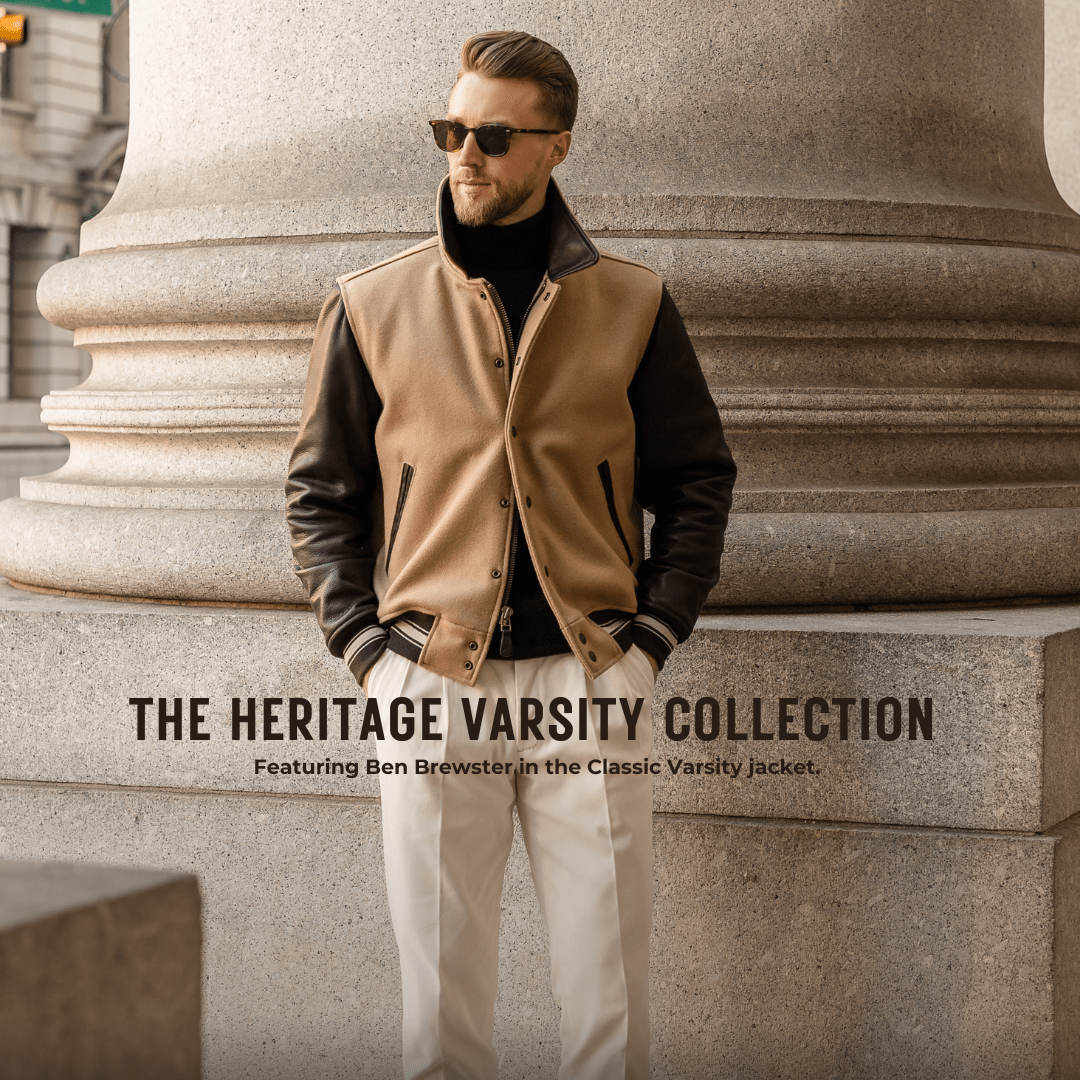 The Heritage Varsity Collection: Featuring Ben Brewster in the Classic Varsity. - Cockpit USA