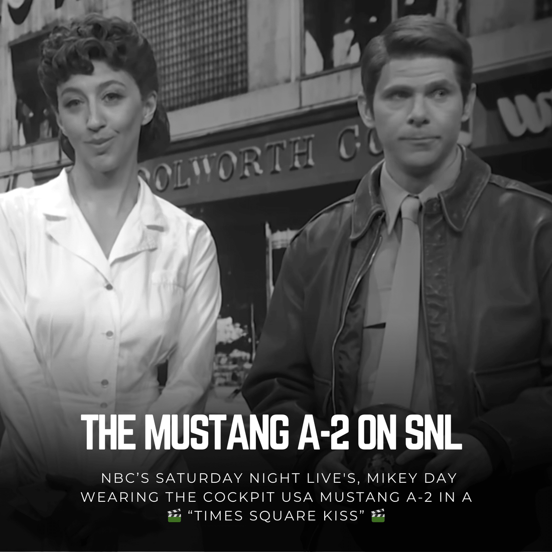 The Mustang A-2 seen on Saturday Night Live's, Mikey Day  🎬 - Cockpit USA