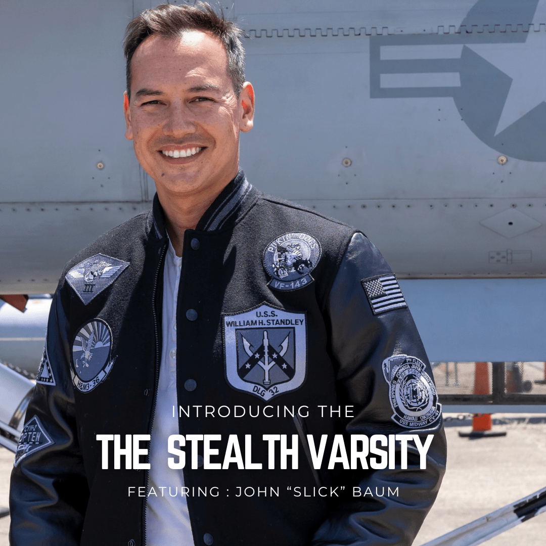 The New Stealth Top Gun Varsity Jacket - Cockpit USA