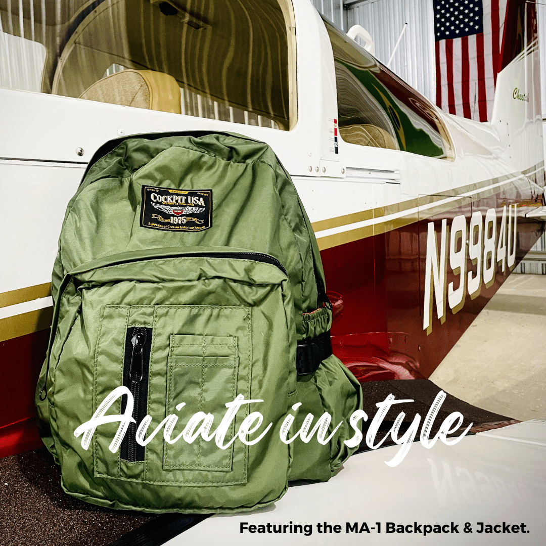 The only backpack and jacket you will need for a great day of flying! - Cockpit USA