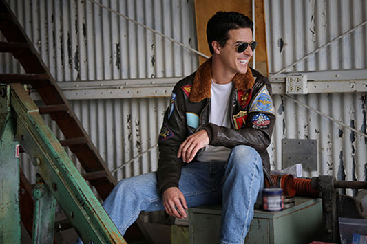MOVIE HERO COLLECTION - Top Gun Leather Flight & Bomber Jackets