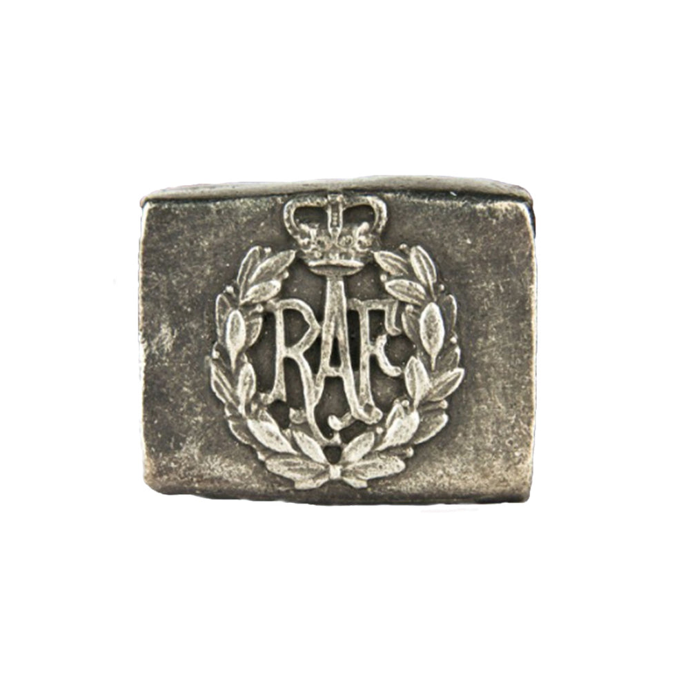 Silver Tone RAF Belt Buckle Z99U002
