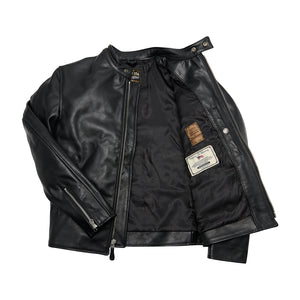 CP Racer Jacket in Black Horsehide Z21V103H