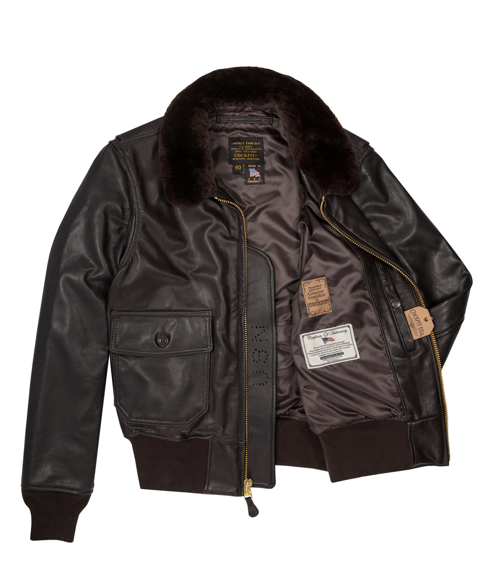 U.S. Navy Issue Mil Spec G-1 Jacket LONG/TALL Z2108L