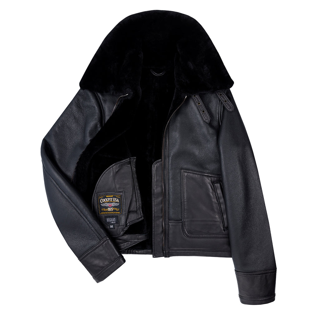 Bailey Cropped Sheepskin Jacket W71C100