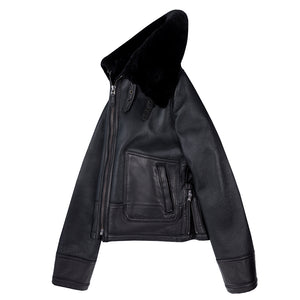 Bailey Cropped Sheepskin Jacket W71C100