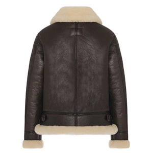 Women's B-3 Bomber Jacket in Brown W72N100