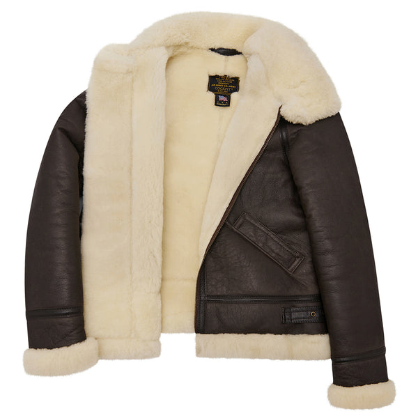 Women's B-3 Bomber Jacket in Brown W72N100