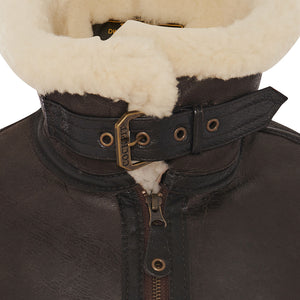 Women's B-3 Bomber Jacket in Brown W72N100