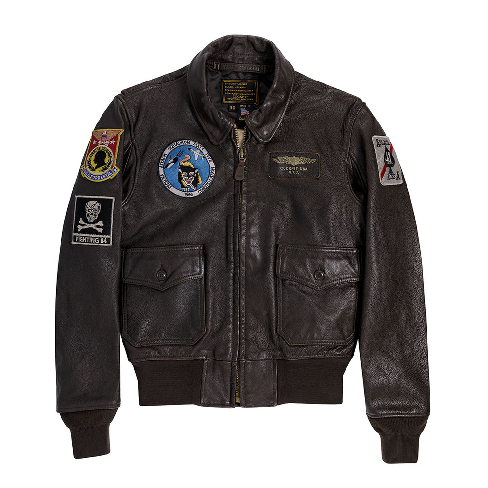 USS Forrestal Carrier Pilot's Vietnam Flight Jacket Z21E002I