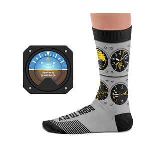 "Aircraft Instruments" Socks Z99H110 - Cockpit USA Accessories