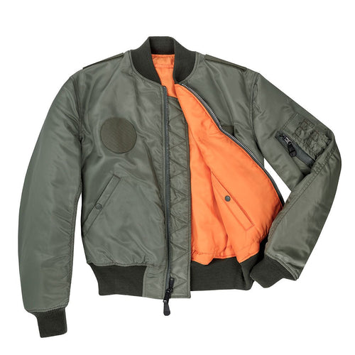 Airstrike MA-1 Nylon Flight Jacket w/ Patches Z24J011 - Cockpit USA