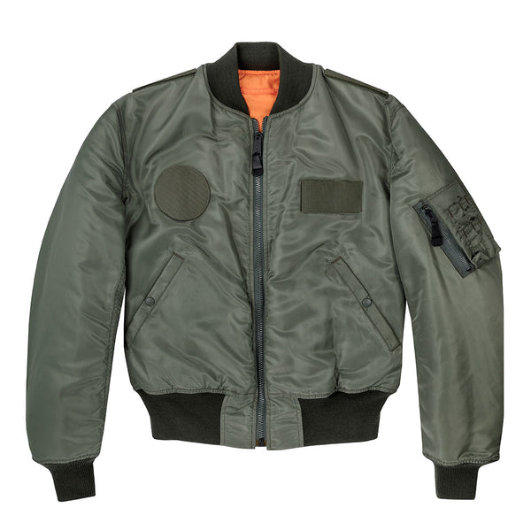 Airstrike MA-1 Nylon Flight Jacket w/ Patches Z24J011 - Cockpit USA