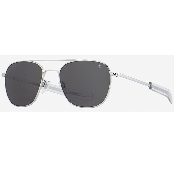 American Optical Original Pilot Sunglasses (polarized)- SILVER Z99D109 - Cockpit USA Accessories