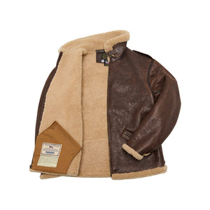 B-6 Shearling Bomber Jacket Z21U028 - Cockpit USA Men