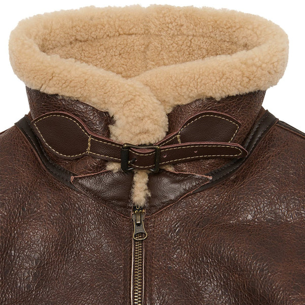 B-6 Shearling Bomber Jacket Z21U028 - Cockpit USA Men