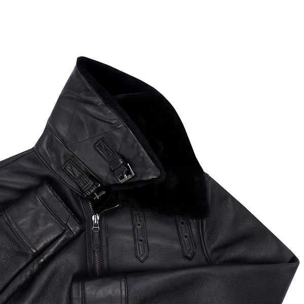 Bailey Cropped Sheepskin Jacket W71C100 - Cockpit USA Women