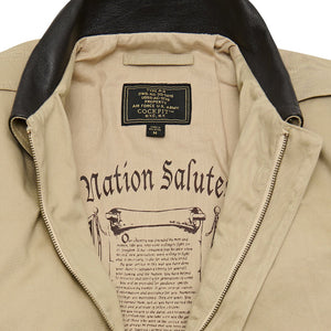Cotton A-2 Flight Jacket Z29S79 - Cockpit USA Men