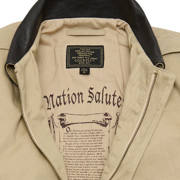 Cotton A-2 Flight Jacket Z29S79 - Cockpit USA Men