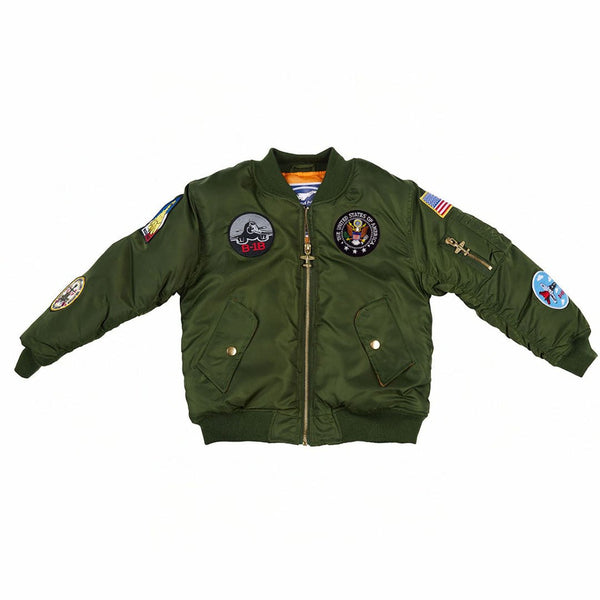 Kids MA-1 Bomber Jacket KIDSMA1 - Cockpit USA Kids