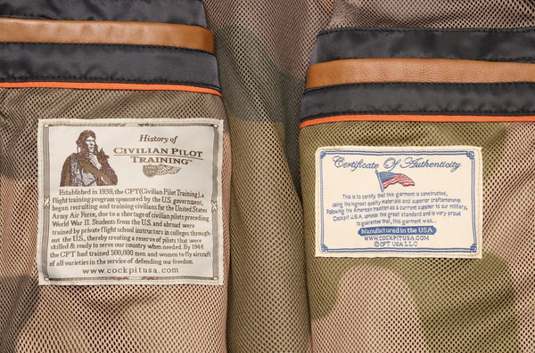 M-86© Nylon Flight Bomber Jacket Z24R006 - Cockpit USA Men