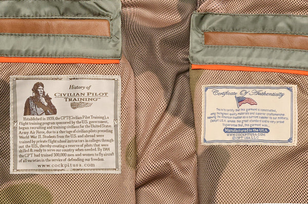 M-86© Nylon Flight Bomber Jacket Z24R006 - Cockpit USA Men