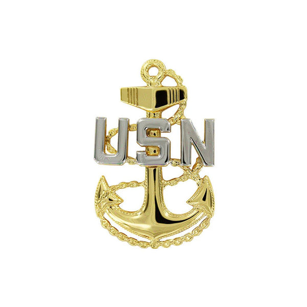 Navy Cap Device: E7 Chief Petty Officer - Miniature Pin Z99C010 - Cockpit USA Accessories