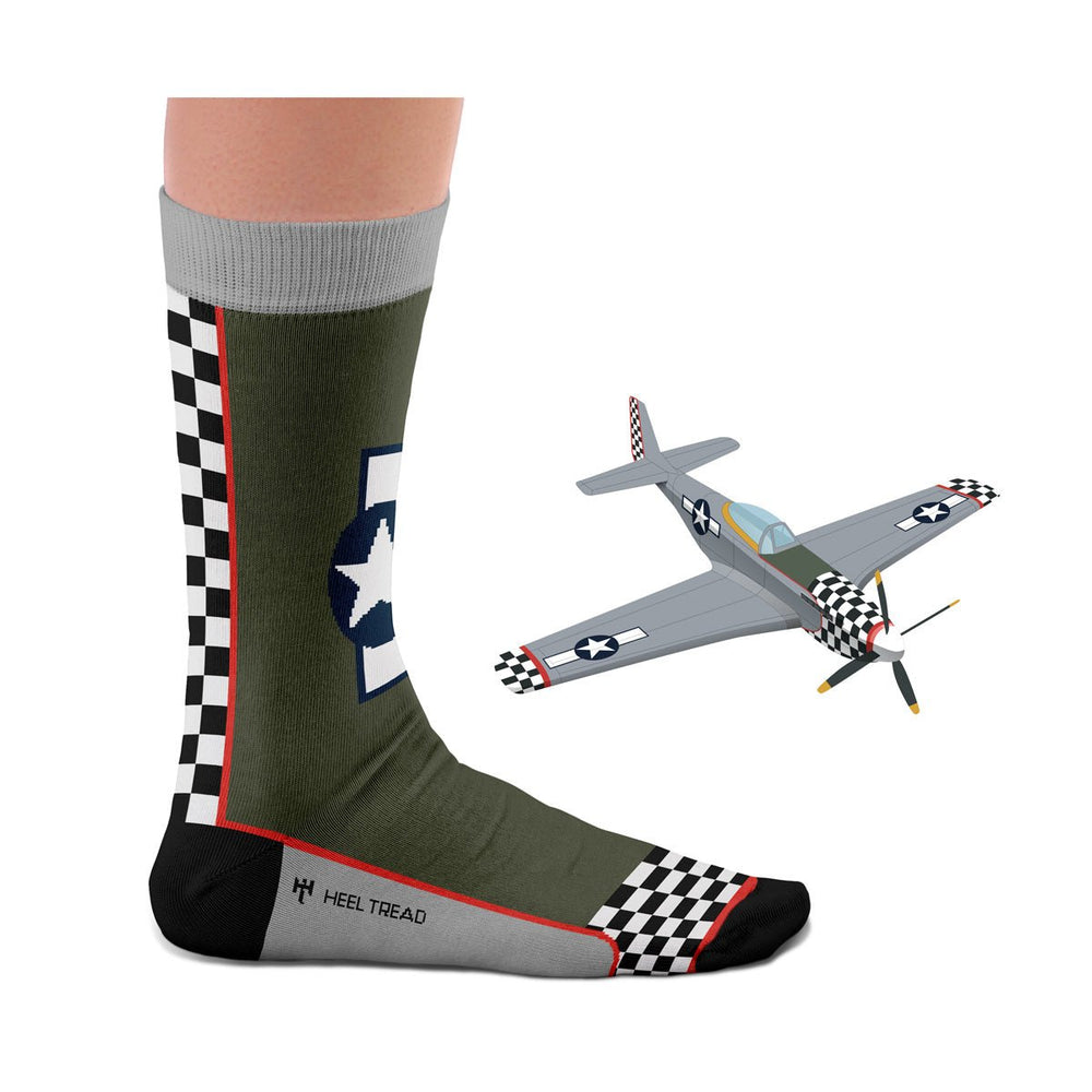 "P51 - Mustang" Socks Z99H103 - Cockpit USA Accessories