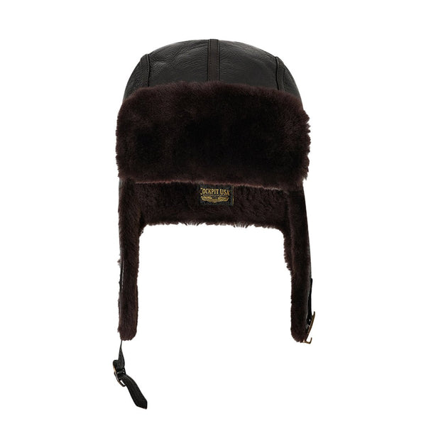 Shearling Aviator Cap Z99F134 - Cockpit USA Accessories