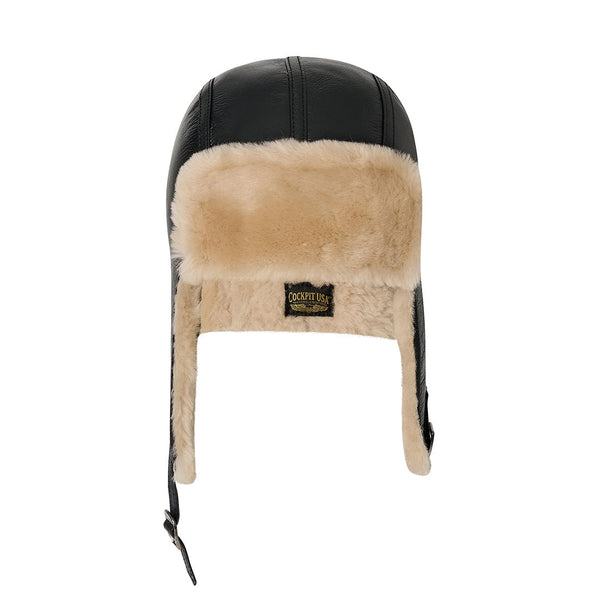 Shearling Aviator Cap Z99F134 - Cockpit USA Accessories