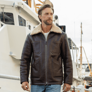 Shearling "Chore" Jacket Z21F105 - Cockpit USA Apparel & Accessories