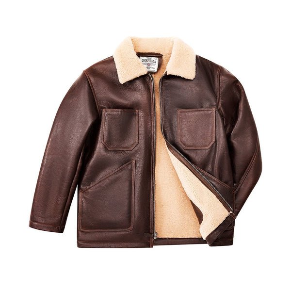 Shearling "Chore" Jacket Z21F105 - Cockpit USA Apparel & Accessories