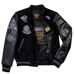 Stealth Varsity Jacket Z28B003 - Cockpit USA