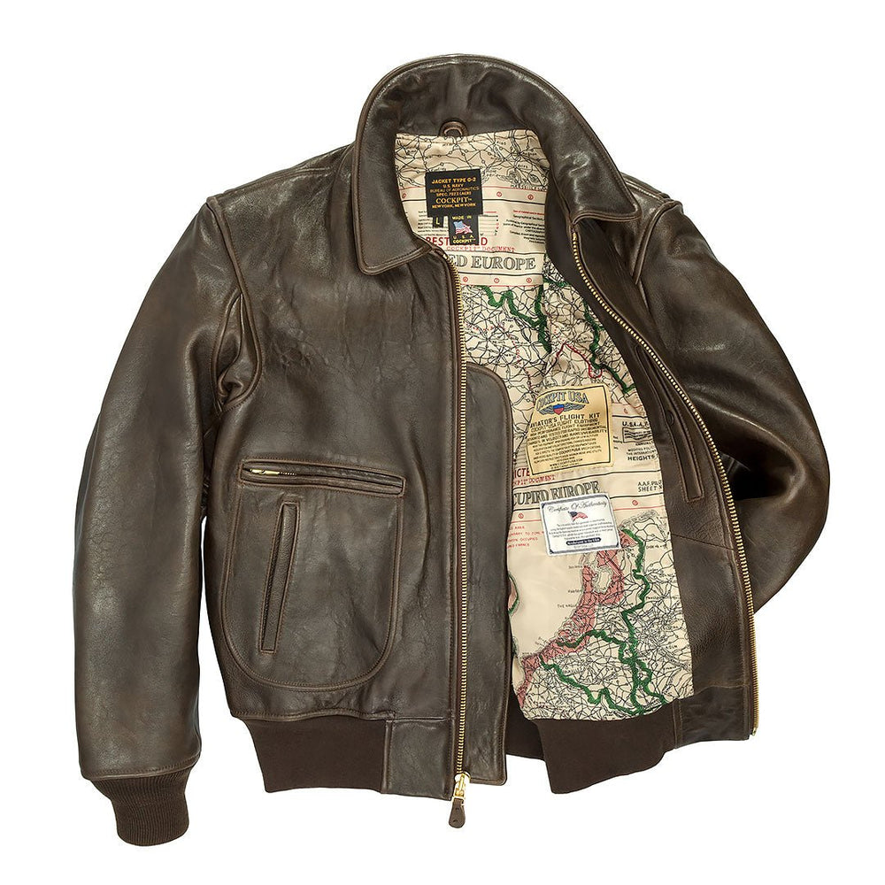 The Mod Raiders™ Jacket in Brown Z2129AL (Long) - Cockpit USA Men