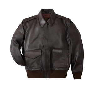 U.S.A.F. 21st. Century A-2 Jacket Z21V41 in Brown - Cockpit USA Men
