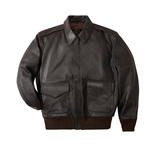 U.S.A.F. 21st. Century A-2 Jacket Z21V41 in Brown - Cockpit USA Men