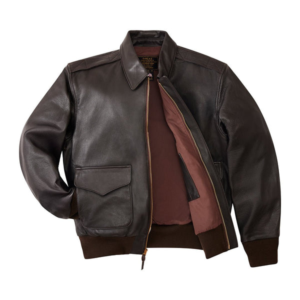 U.S.A.F. 21st. Century A-2 Jacket Z21V41 in Brown - Cockpit USA Men