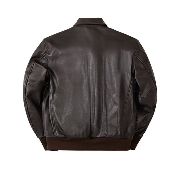 U.S.A.F. 21st. Century A-2 Jacket Z21V41 in Brown - Cockpit USA Men