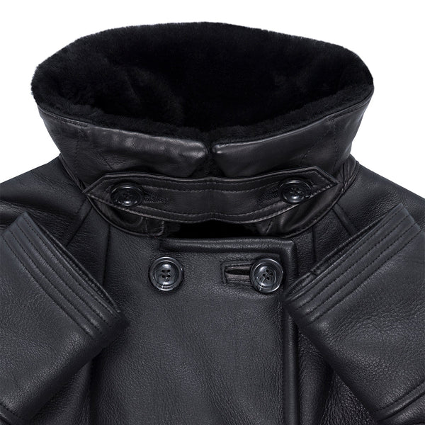 Woodland Sheepskin Trench Coat W71C101 - Cockpit USA Apparel & Accessories