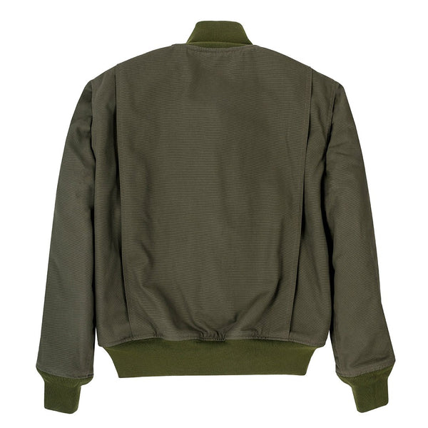 Wool Lined WWII American Tanker Jacket in Olive Z21821N - Cockpit USA Men