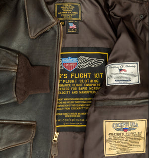 100 Mission™ A-2 Pilot’s Jacket Z2011A - Cockpit USA Men