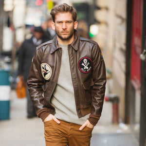 40th Anniversary Bottoms Up™ A-2 Pinup Jacket Z21T008 - Cockpit USA Men