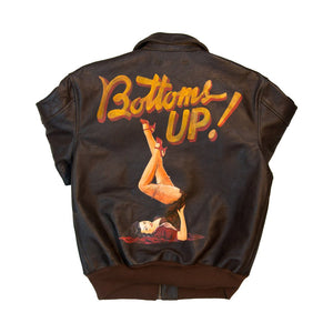 40th Anniversary Bottoms Up™ A-2 Pinup Jacket Z21T008 - Cockpit USA Men