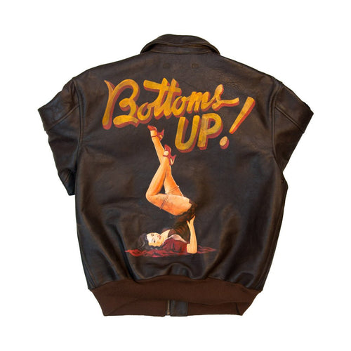 40th Anniversary Bottoms Up™ A-2 Pinup Jacket Z21T008 - Cockpit USA Men