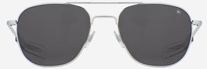 American Optical 原装空军飞行员太阳镜 - 银色 Z99C019